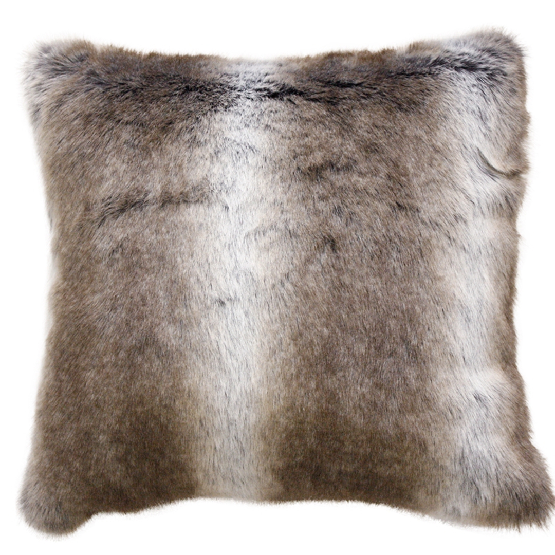 Heirloom Exotic Faux Fur - Cushion / Throw - Striped Elk image 2